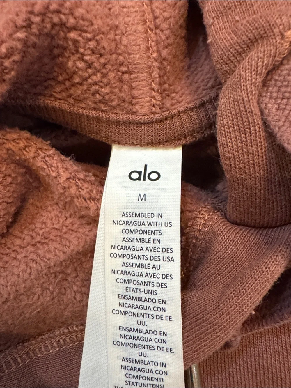 ALO Yoga Brown Cozy Hoodie & Jogger Set